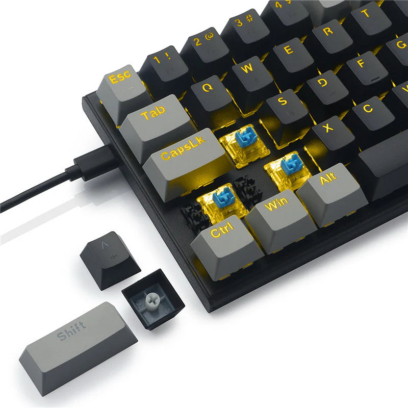 E-YOOSO | Dual-Tone Caps for Gaming with RGB Backlight Mechanical Keyboard