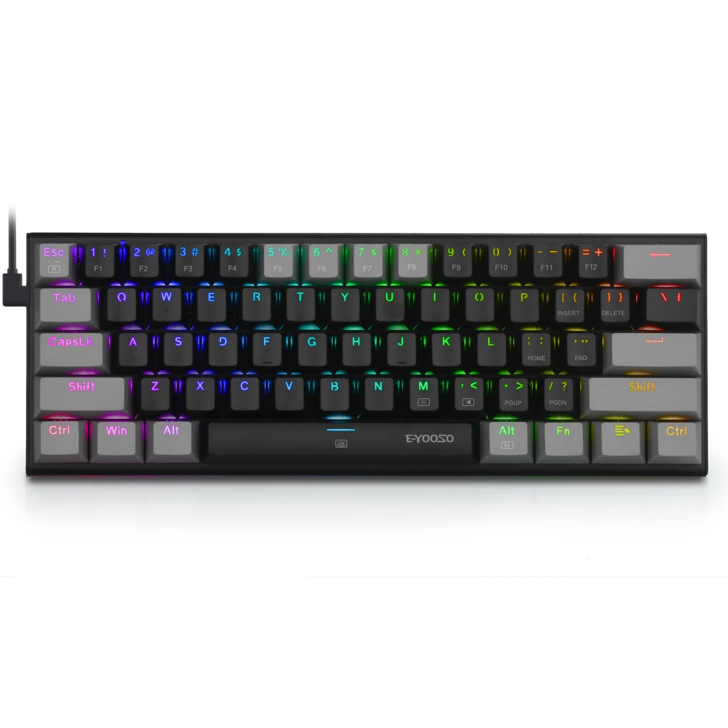 E-YOOSO | Dual-Tone Caps for Gaming with RGB Backlight Mechanical Keyboard