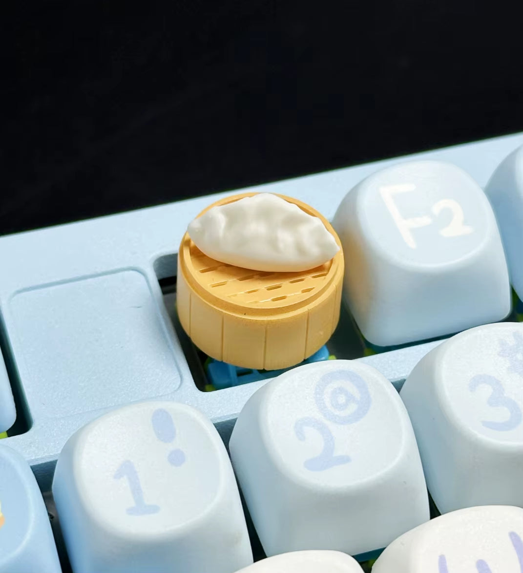 Stuffed Bun Dumpling Artisan Keycap