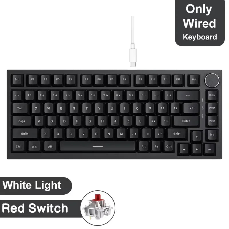 AK820 / AK820 Pro Wireless Mechanical Keyboard with Knob