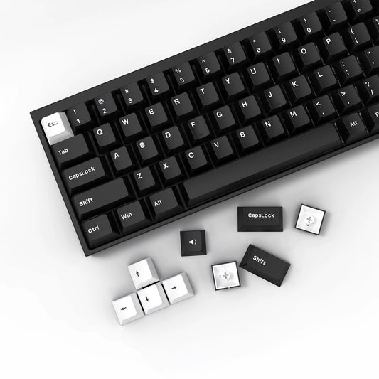 WOB Double-Shot PBT Keycap Sets for Cherry Gateron MX Switches – Cherry Profile (168 Keys)