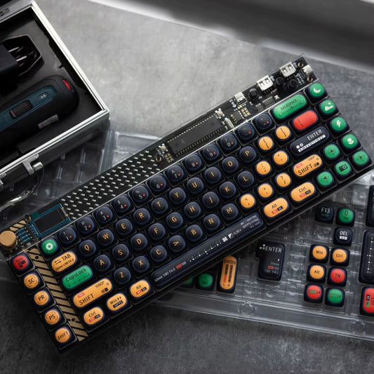 Camera Theme PBT Keycaps – MOG Profile (Black) 