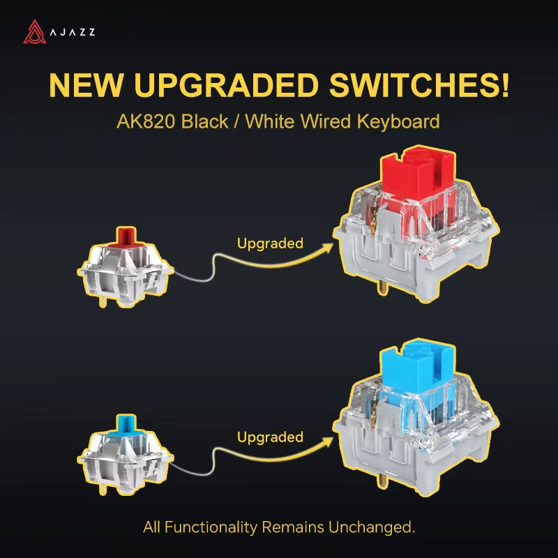 AK820 / AK820 Pro Wireless Mechanical Keyboard with Knob