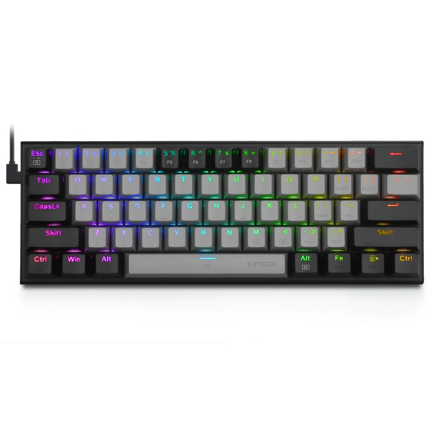 E-YOOSO | Dual-Tone Caps for Gaming with RGB Backlight Mechanical Keyboard
