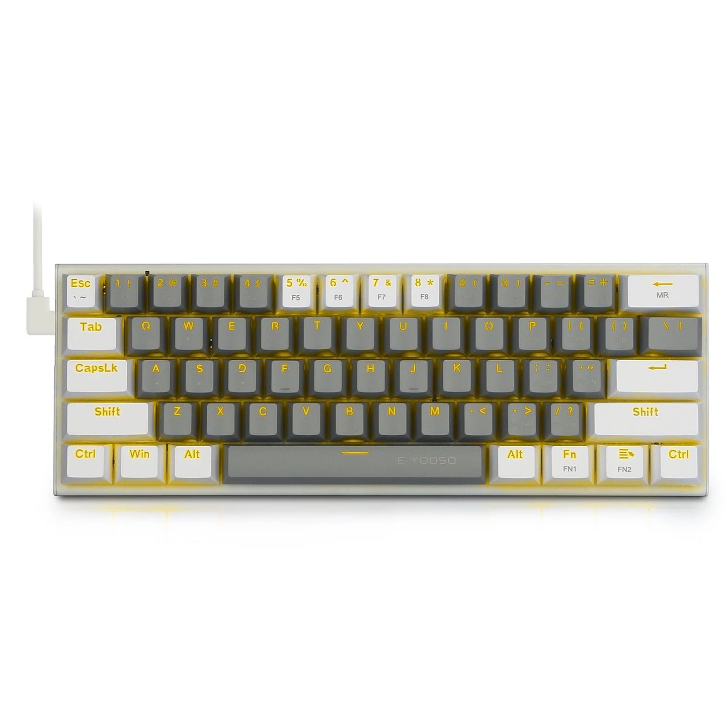 E-YOOSO | Dual-Tone Caps for Gaming with RGB Backlight Mechanical Keyboard