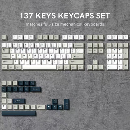 WOB Double-Shot PBT Keycap Sets for Cherry Gateron MX Switches – Cherry Profile (168 Keys)