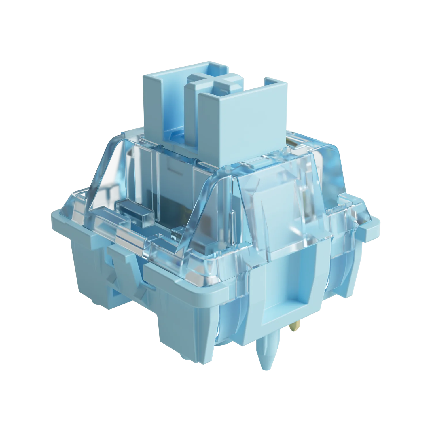 V3 Pro Cream Blue Tactile Switches (45g, 5-Pin, 45pcs) 