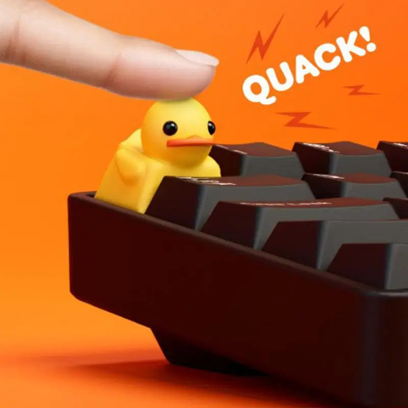 Cute Duck Artisan Resin Keycap