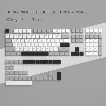 WOB Double-Shot PBT Keycap Sets for Cherry Gateron MX Switches – Cherry Profile (168 Keys)