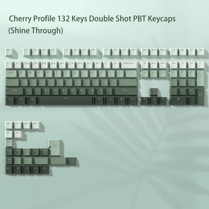 WOB Double-Shot PBT Keycap Sets for Cherry Gateron MX Switches – Cherry Profile (168 Keys)