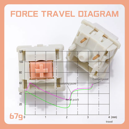 Holy Panda Tactile Switches (55g / 62g / 67g, 5-Pin)