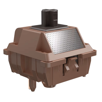 Mocha Chocolate T1 Full POK Tactile Switches 62G Long Spring Thocky Tactile Switches 5 Pins Mechanical Keyboard Switches