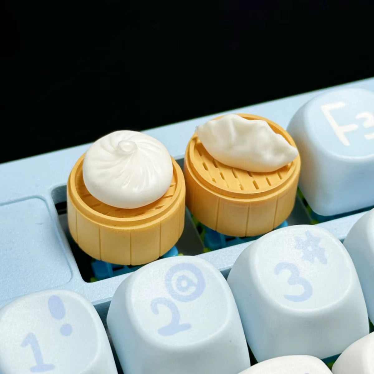 Stuffed Bun Dumpling Artisan Keycap