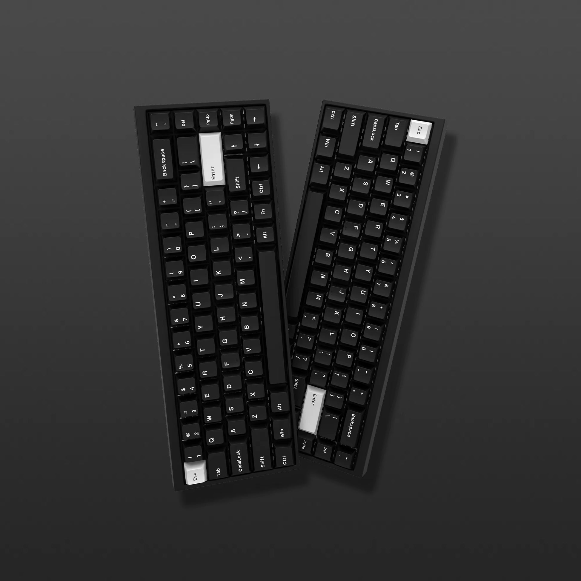 WOB Double-Shot PBT Keycap Sets for Cherry Gateron MX Switches – Cherry Profile (168 Keys)