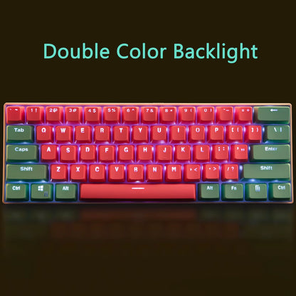 Cyan & Pink PBT Backlit Keycap Set (RK 61/87/104)